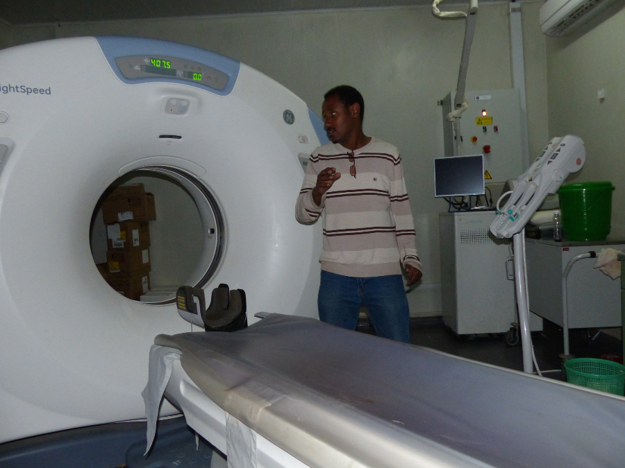 Modern CT Machine in Ayder Hospital Mekelle 2018