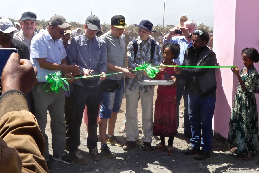 Eröffnung Holzkampschule Äthiopien 2018