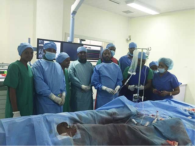 Ayder Referral University Hospital in Mekelle has become the only Government Hospital in Ethiopia to perform the first PCI 
