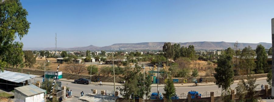 Ayder Elementary School Mekelle Panorama Bild