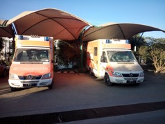 Ambulance Cars form Witten in Mekelle 2015